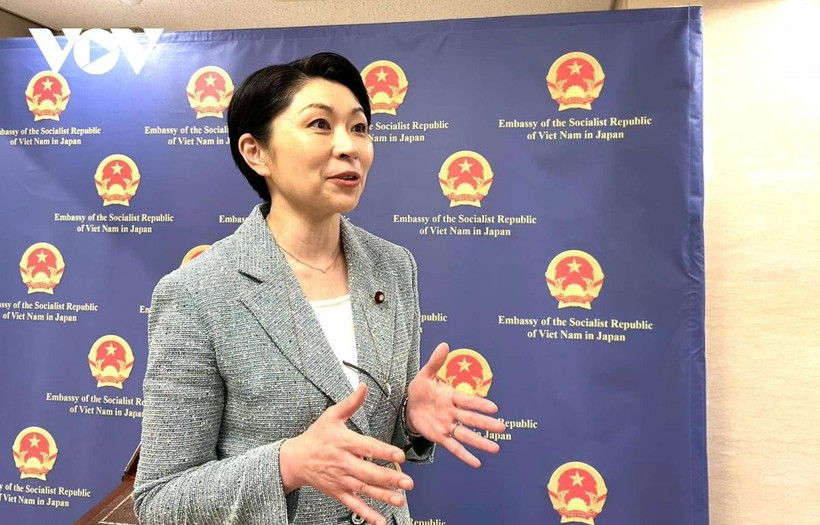 La présidente de l'Alliance parlementaire d'amitié Japon-Vietnam, Obuchi Yuko. Photo: VNA
