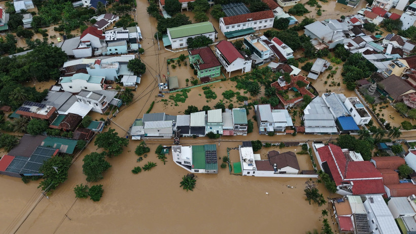 Inondations dans la province de Khanh Hoa. Photo: VNA
