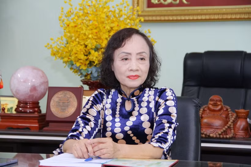 Trân Thi Loan, directrice générale de la société par actions alimentaire Ha Nam Ninh. Photo: diendandoanhnghiep.vn