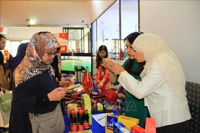 Promotion des produits vietnamiens en Algérie. Photo: VNA