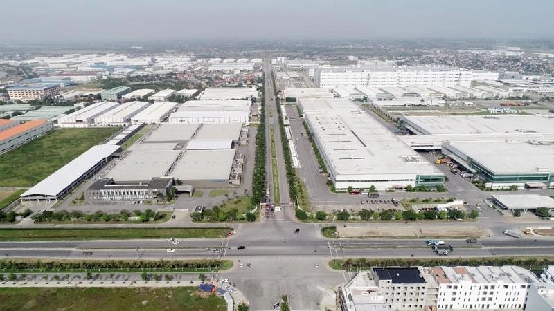 Zone industrielle de Trang Due, dans la ville de Hai Phong. Photo: baodautu.com