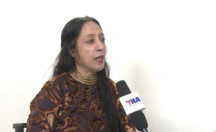 La professeure Reena Marwah, de l’Université de Delhi et secrétaire générale de l’Association des spécialistes de l’Asie. Photo: VNA