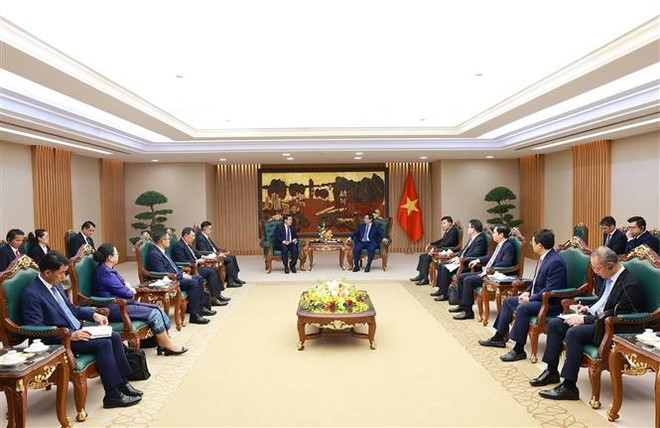 Panorama de la rencontre. Photo: VNA laos-2.jpg