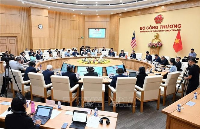 La 4e réunion du Comité mixte commercial Vietnam-Malaisie en juillet 2024. Photo: VNA comite.jpg