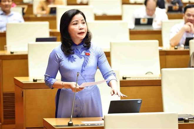 La députée Nguyên Thi Thu Nguyêt, de Dak Lak. Photo: VNA dak-lak.jpg