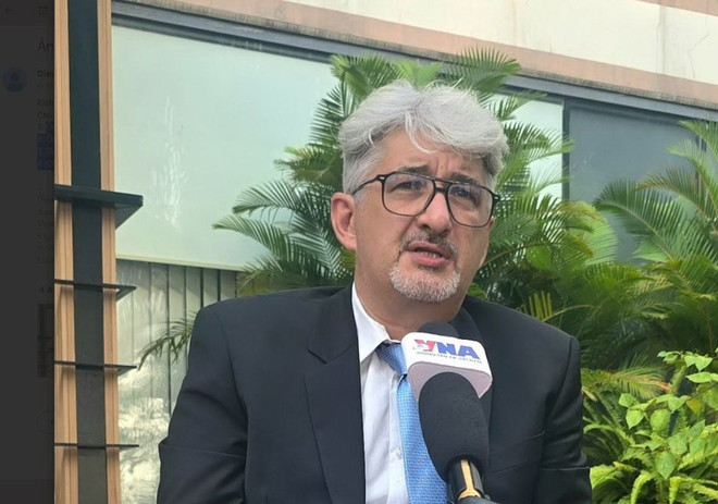 Hugo Pierrel, directeur adjoint de l'AFD au Vietnam. Photo: VNA hugo.jpg