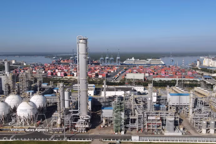 L'usine chimique Hyosung, une entreprise à capitaux sud-coréens, est située dans le quartier de Tan Phuoc, à Hô Chi Minh-Ville. Photo: VNA