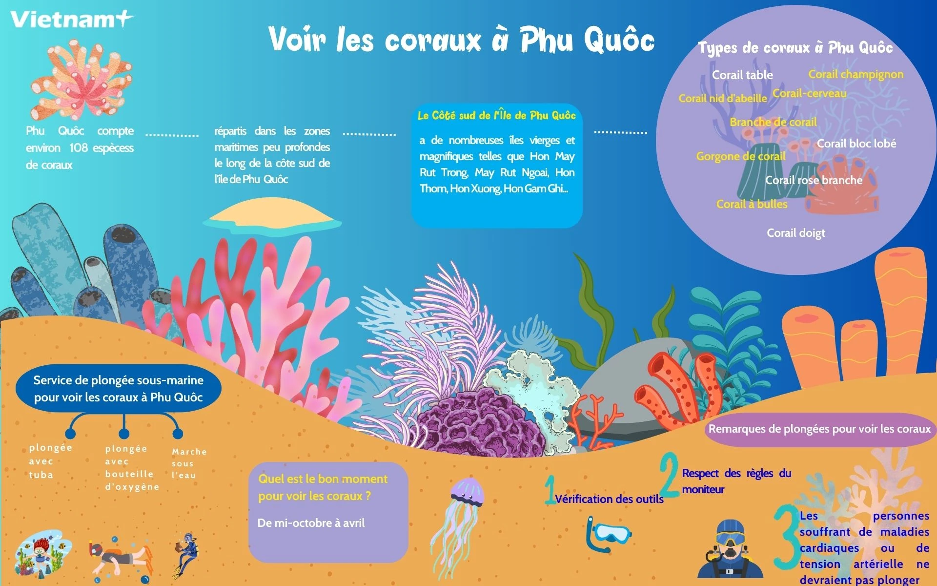 Voir les coraux à Phu Quôc