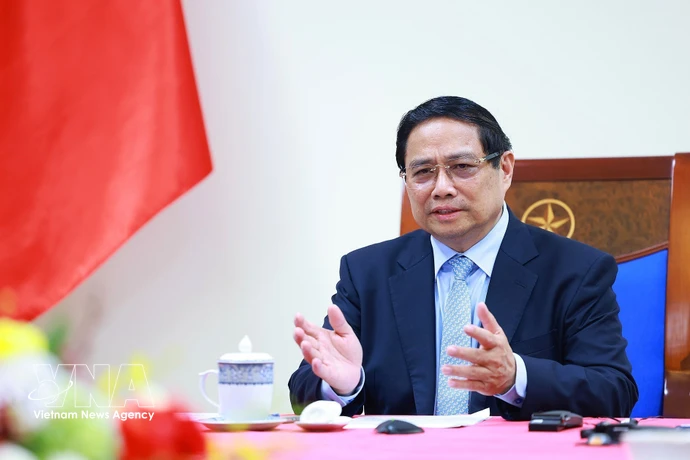 Le Premier ministre Pham Minh Chinh. Photo: VA