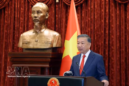 Le secrétaire général du Parti communiste du Vietnam et président de la République, To Lam. Photo: VNA