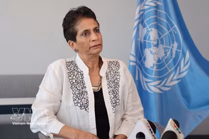 Kanni Wignaraja, sous-secrétaire générale de l’ONU et directrice du Bureau régional du Programme des Nations Unies pour le développement (PNUD) pour l’Asie et le Pacifique. Photo: VNA
