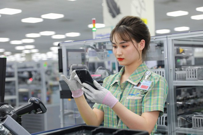 L'indice de production industrielle en 2024 a augmenté de 8,4 % par rapport à l'année précédente. Photo: VietnamPlus iip.jpg