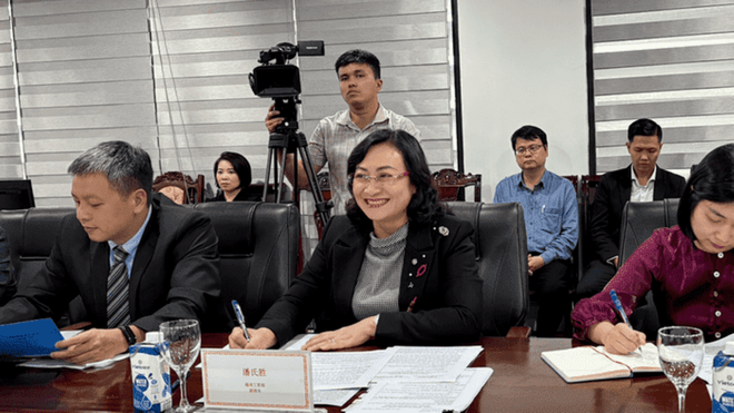 La vice-ministre de l’Industrie et du Commerce, Phan Thi Thang. Photo: ministère de l’Industrie et du Commerce 3.png