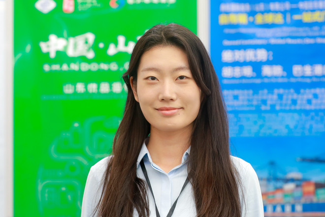 Représentante de la compagnie chinoise Dianhang Logistics, Zhang Ruyi. Photo: VNA 6.jpg