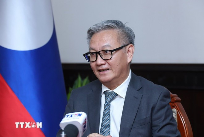 Le ministre lao des Affaires étrangères, Thongsavanh Phomvihane. Photo: VNA thongsavanh-phomvihane.jpg