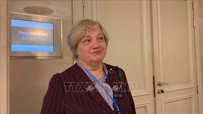 Elena Nikulina, chercheuse au Centre d’études sur le Vietnam et l’ASEAN. Photo: VNA chuyen-tham.jpg
