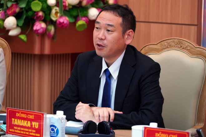 Tanaka Yu, vice-président du Présidium du PCJ. Photo: VNA vna-potal-dang-cong-san-viet-nam-va-dang-cong-san-nhat-ban-trao-doi-ly-luan-lan-thu-11-8186836.jpg