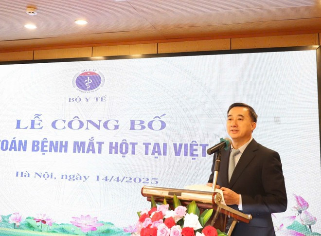 Le professeur et docteur Trân Van Thuân, vice-ministre la Santé à l'événement. Photo: Vietnam+ thu-truong-thuan.jpg