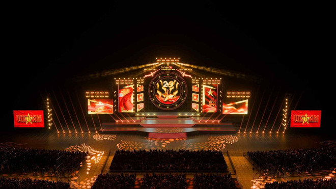 Le spectacle spécial « Fier d'être Vietnamien » aura le soir du 17 août au stade national My Dinh à Hanoï. Photo: Comité d'organisation tu-hao-la-nguoi-viet-nam-2.jpg
