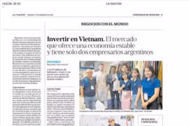 Le journal argentin La Nación souligne l’opportunité d’investir au Vietnam