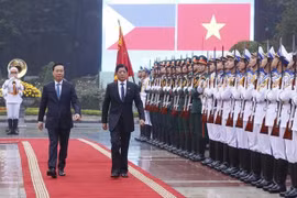 Entretien entre les présidents vietnamien et philippin
