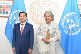 Le vice-PM Lê Minh Khai rencontre la cheffe adjointe de l’ONU Amina Mohammed