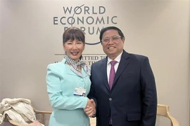 Le PM vietnamien rencontre des représentants de grandes multinationales à Davos