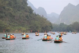 Ninh Binh, destination choisie par de nombreuses personnes lors du Têt 2024