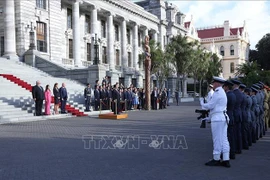 La cérémonie d'accueil du PM Pham Minh Chinh en visite officielle en Nouvelle-Zélande