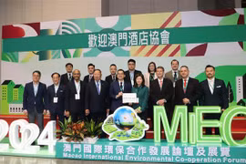 Le Vietnam aux Forum et exposition international sur la coopération environnementale de Macao 2024