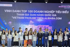 L'annonce de la liste de 100 entreprises au Pavillon du Vietnam sur Alibaba.com