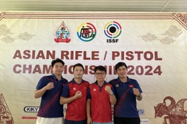 Championnat de tir d’Asie : le Vietnam remporte la médaille d’argent par équipe masculine 