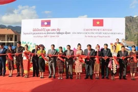 Inauguration du Parc de l'amitié Xaysomboun-Son La au Laos