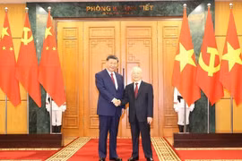 Nguyen Phu Trong et Xi Jinping échangent des lettres de félicitations à l’occasion du Têt du Dragon