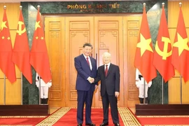 Nguyen Phu Trong et Xi Jinping échangent des lettres de félicitations à l’occasion du Têt du Dragon