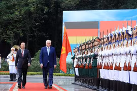 Cérémonie d’accueil officielle en l’honneur du président allemand