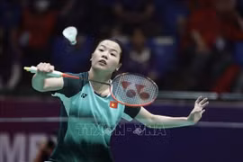 La joueuse de badminton Nguyen Thuy Linh fait sensation à l'Open d'Allemagne 