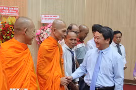 Kien Giang: voeux aux Khmers à l’occasion de la fête Chol Chnam Thmay