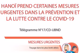 Hanoï prend des mesures urgentes pour lutter contre le COVID-19