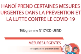 Hanoï prend des mesures urgentes pour lutter contre le COVID-19