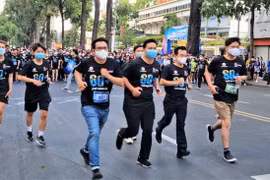 Course à pied en écho à l'Heure de la Terre 2022 à Ho Chi Minh-Ville