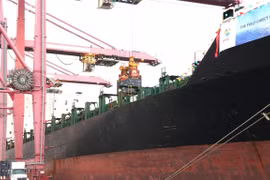 Ho Chi Minh-Ville accueille le plus gros porte-conteneurs