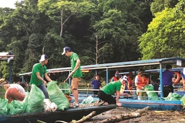 Des jeunes en action pour nettoyer la nature