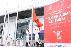 SEA Games 31: Cérémonie de lever des drapeaux au stade national de My Dinh