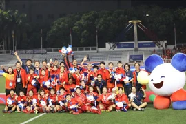 L'équipe de football féminine vietnamienne participe au 3e tour des éliminatoires pour JO de Tokyo