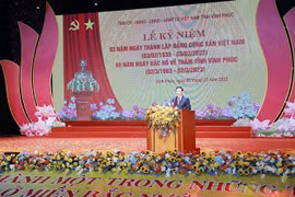 Le président de l'Assemblée nationale se rend à Vinh Phuc