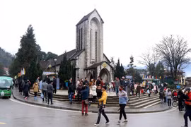 Têt: le nombre de touristes étrangers en baisse à Lao Cai