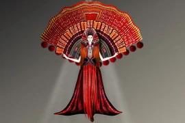 Les modèles de costumes nationaux pour Miss Grand Vietnam 2022
