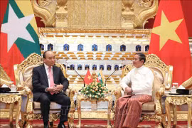 Entrevue entre le Premier ministre vietnamien et le président birman