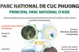 Le parc national de Cuc Phuong vient d'être honoré en tant que "principal parc national d'Asie 2021"